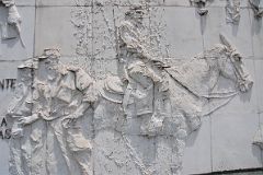 15 Cuba - Santa Clara - Monumento Ernesto Che Guevara - Che Guevara On Horseback - Left Block